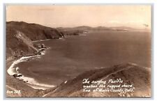 MARIN County Shore Line RPPC ~ Near stinson beach & point Reyes picture