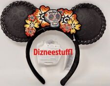 Disney Coco Floral Sugar Skull Minnie Mouse Ears Headband 2023 - NEW picture