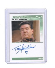 2013 RITTENHOUSE STAR TREK THE NEXT GENERATION TOM JACKSON AUTOGRAPH LAKANTA picture