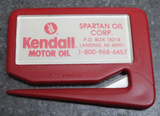 KENDALL MOTOR OIL ZIPPY LETTER OPENER SPARTAN OIL CORP. LANSING, MICH. MAGNETIC picture