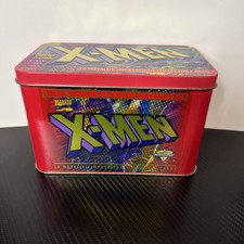 1996 X-MEN Marvel 20 METALLIC IMPRESSIONS CARD SET TIN Marvel picture