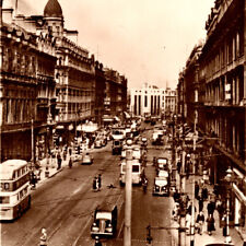 Vintage 1930s RPPC Royal Avenue Cars Buses Belfast Postcard UK Northern Ireland picture