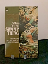 Saga Of The Swamp Thing  TPB Alan Moore First Print 1987 Warner Books picture