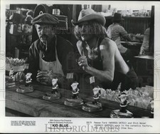 1973 Press Photo Warren Oates and Dennis Hopper star in