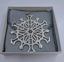 925 1978 Metropolitan Museum Of Art New York Snowflake Ornament Orig Box 32.4g picture