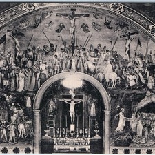 c1910s Florence Italy Santa Maria Novella Spanish Chapel Fresco Art Postcard picture