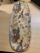 RARE VINTAGE PLASTIC RESIN LIGHTWEIGHT OVAL SERVING TRAY (P3) REF:TR1 picture