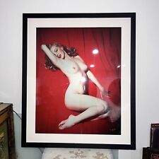 Marilyn Monroe signed Hugh Hefner ''Red Velvet'' Playboy PHOTOGRAPH TOM KELLEY picture