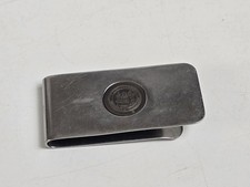 VINTAGE MONEY CLIP MASSACHUSETTS INSTITUTE OF TECHNOLOGY MIT SILVERTONE COIN picture