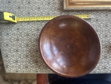 VINTAGE GENUINE WOODCRAFTERY PRODUCT WOODEN BOWL BEAUTIFUL CONDITION picture