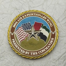 USAF 380th Air Expeditionary Wing Commander Challenge Coin picture