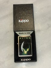 GENUINE Zippo Lighter ALIEN MOVIE POSTER EGG CRACK Street Chrome 2017 NEW RARE picture