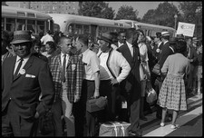 Photo:Washington DC March on Washington 1963 CORE Marchers Arriving by Bus picture