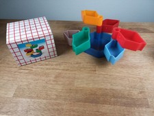 Vintage InterDesign style 80's Retro Swivel Desk Top Organizer Janmor Montreal picture
