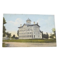 1910 Old Academy Lewiston New York Postcard Old Academy School F. H. Leslie 193 picture