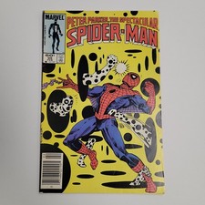 Spectacular Spider-Man 99 (1984) Newsstand 1st Spot Appearance Marvel Comics picture