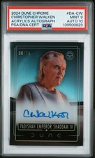 2024 TOPPS CHROME DUNE ACRYLICS CHRISTOPHER WALKEN AUTO /50 PSA 9 HIGHEST picture