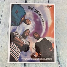 1994 Reebok Above the Rim Kemp Wilkins Vtg Print Ad/Poster Promo Art Magazine Pg picture