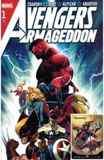 Avengers: Armageddon #1 Main Cover Magic: The Gathering Card First Printing picture