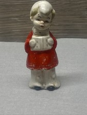 Christmas Choir Singer Choirboy Figurine Japan Vintage 50s 60s Caroler picture