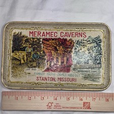 Vtg MERAMEC CAVERNS Tray Cave Souvenir STANTON MISSOURI Jesse James Hide Out picture