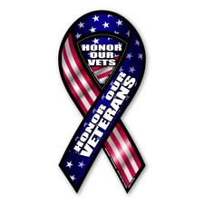 Honor Our Veterans 2-in-1 Mini Ribbon Magnet picture