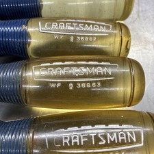 VINTAGE 4 PC CRAFTSMAN CHISEL SET CROWN HANDLES picture
