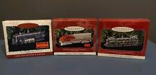 Hallmark Keepsake Collector's Series - Lionel Train ornaments - Lot Of 3 picture