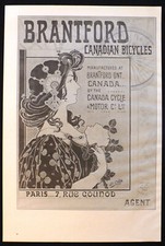 Brantford Canadian Bicycle Ontario Vintage Poster 1973 Print Repro picture