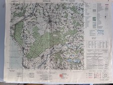 1955 Tettnang Germany Military Topographic Map AMS M841 8323 1:25000 Post WW2 picture