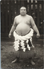 Japanese Sumo Wrestler Hitachiyama Taniemon, Vintage Print, ca.1908 Print vi picture