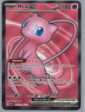 Pokémon TCG Mew ex 193/165 Ultra Rare Full Art Holo 2023 S&V 151 ENGLISH NM picture