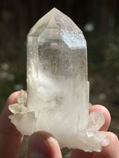 RARE Papagoite and Ajoite included Quartz point - Perfect condition - Messina SA picture