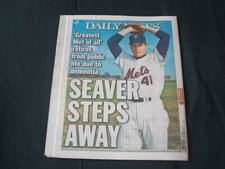 2019 MARCH 8 NEW YORK DAILY NEWS - TOM SEAVER - DEMENTIA - SEAVER STEPS AWAY picture