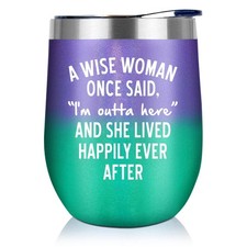 NewEleven Retirement Gift For Woman 2026 - 12 Ounces, Wise women purple mint picture