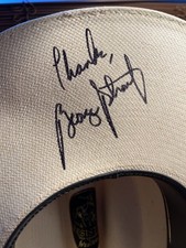 Autographed George Strait Signed Resistol 8X Shantung Panama Cowboy Hat 7 1/8 picture