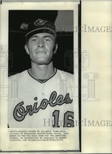 1972 Press Photo Baltimore Oriole Bobby Grich named to All-Star Team. picture
