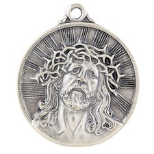 The Heritage Head Of Christ With 24'' Chain Amazing Christian Accessory For Gift picture
