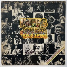 SIGNED ROD STEWART RONNIE WOOD KENNEY JONES FACES SNAKES & LADDERS VINYL RARE picture