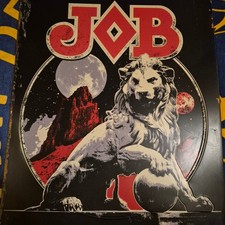 JOB Rolling Papers Lion Embossed Tin Metal Sign Republic Advertising 24 x 17.5 picture