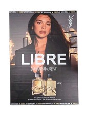YVES SAINT LAURENT LIBRE Dua Lipa Sephora Vinyl Window Display Poster 80x55 picture