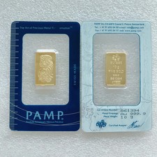 Gold Plated Swan Bullion Bar Replica Sealed Collectible Display Souvenir picture