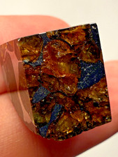 GREAT DEAL MULTI-FACED SENSATIONAL SEYMCHAN PALLASITE METEORITE 6.4 GMS picture