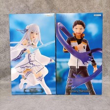 Re:Zero GiGO Limited Subaru & Emilia Figure Set 2pcs Prize Figure Japan New picture