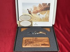 Vintage Browning Hunting Heritage Knife Pheasant  1/3000 Limited Edition Box picture