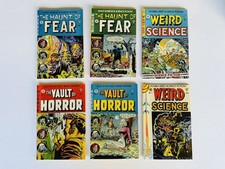 Vintage EC Comics Weird Science Vault of Horror Haunt of Fear Lot of 6 VF/NM picture