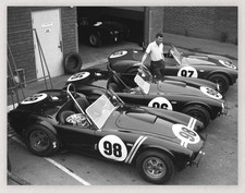 11X8.5 CARROLL SHELBY COBRA ROADSTERS 1963 USRRC MFG. WINNERS REPRODUCTION picture