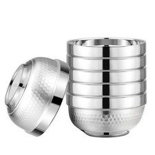 ZENFUN 6 Pack 18/8 Stainless Steel Bowls, 17 Oz Soup Bowl 17 FL OZ, Silver picture