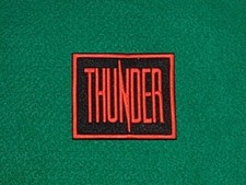 THUNDER Sew / Iron On Badge Rock Music Festival Patch picture