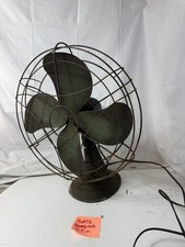 Vintage Signal Electric Mfg Co Desk Fan Cast 4 Blade Menominee MI For Parts picture